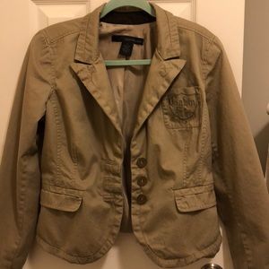 Calvin Klein’s jacket khaki  large but fit medium